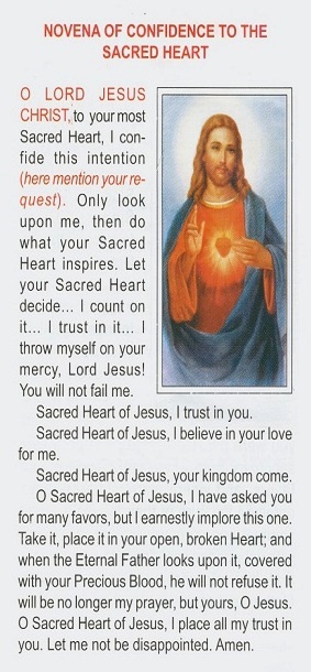 Confidence to the Sacred Heart