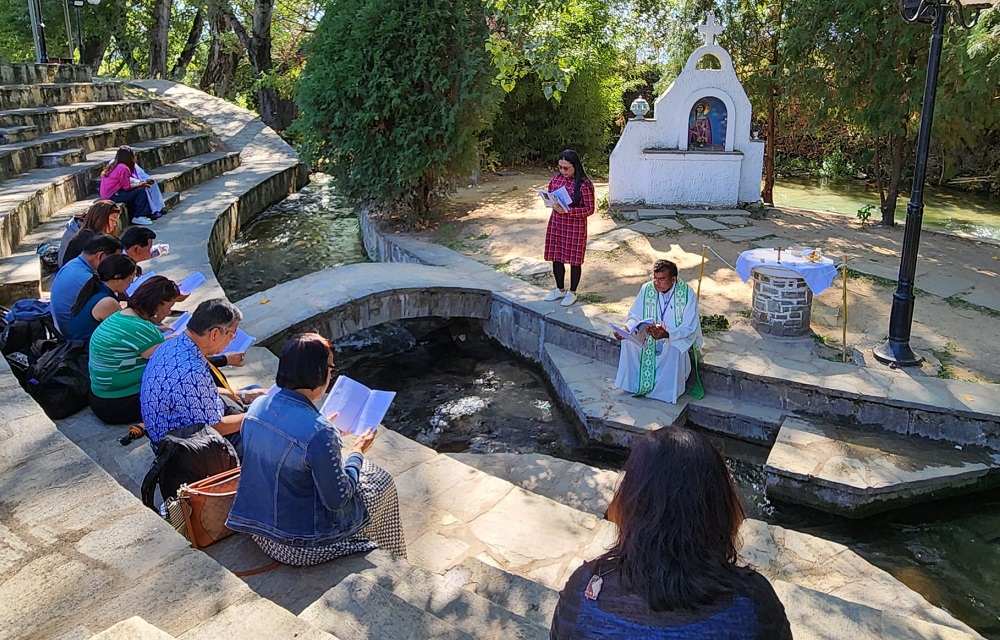 Baptistery of St Lydia in Philippi, Greece, 2023 Pilgrimage