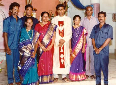 With my Family at First Holy Mass